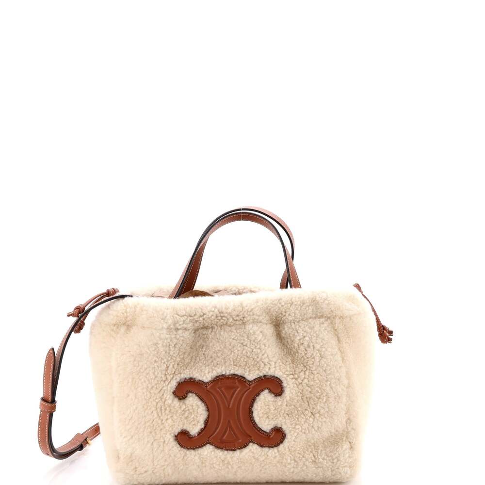 Celine Cuir Triomphe Cabas Drawstring #262019C19B